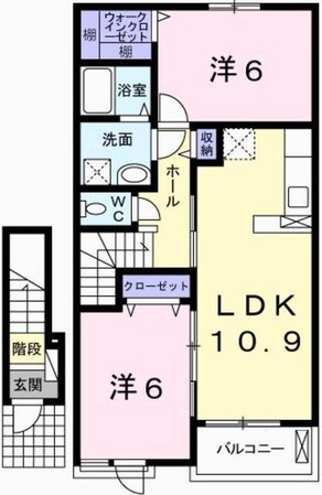 フィオレンティーナⅡの物件間取画像